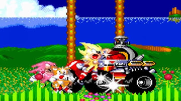Super Sonic, Super Tails And Super Knuckles in Sonic 2