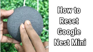 How to reset Google Nest Mini - #Shorts #howto #googlenestmini