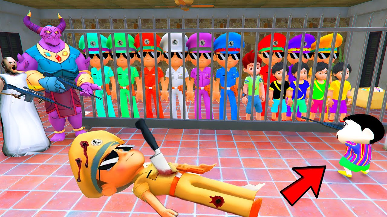 😱 Kaal Kidnapped Black Little Singham & Kidnapped Granny 😱 in Gta5 | Gta5 Gameplay Kicko Save