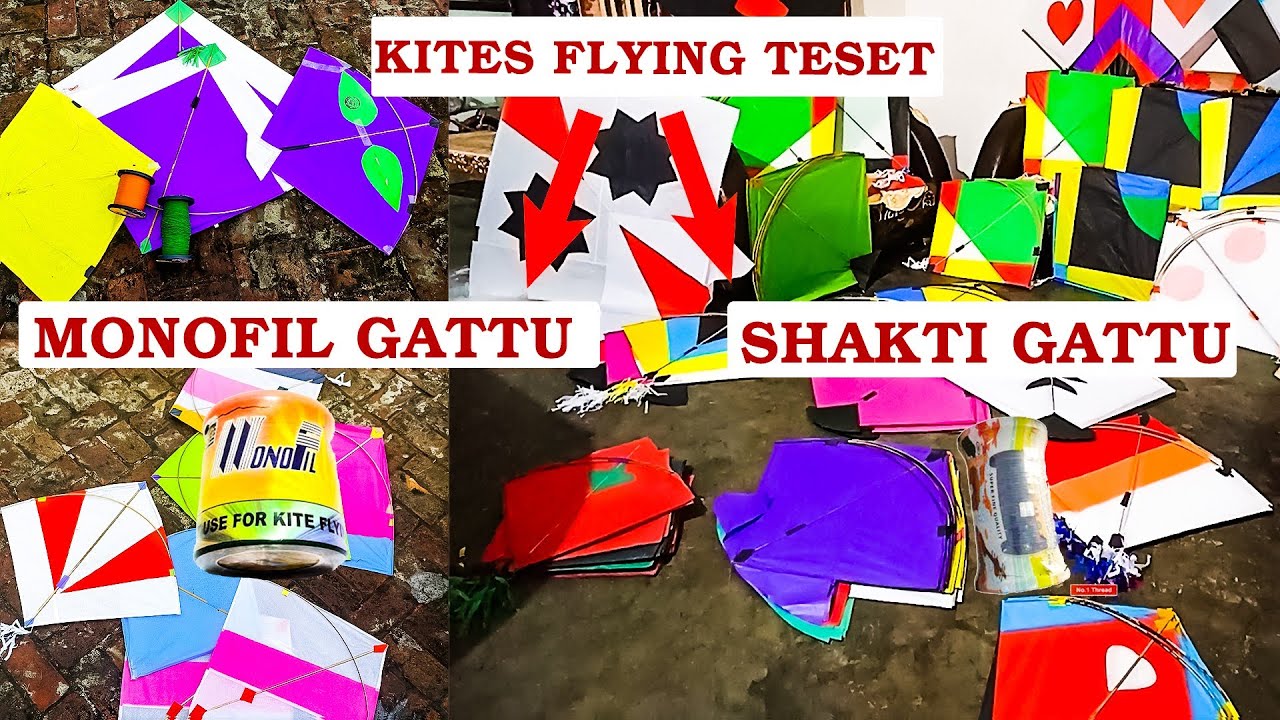 kites Flying Test 😱 Monofil Gattu Shakti Gattu *Flying Desi Kite