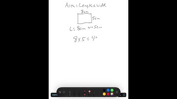 Calculating the area of a rectangle #maths #mathematics #geometry #area #areaofarectangle