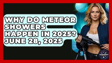 Why Do Meteor Showers Happen in 2025? June 28, 2025 | Astronomy Made Simple