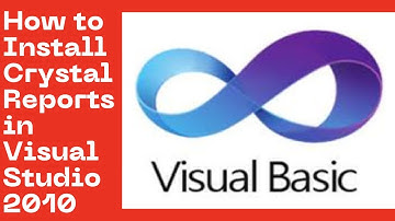 How to Install Crystal Reports in Visual Studio 2010