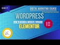 How to Design Website with Elementor | Wordpress Elementor Website Design