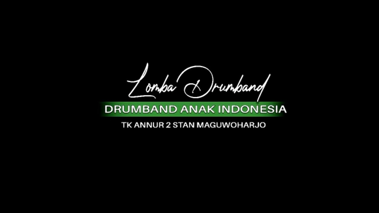 LOMBA DRUMBAND TK AN-NUR 2 DI  GOR PANGUKAN SLEMAN