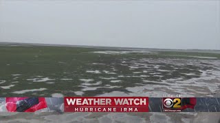 Irma Sucks Up Ocean Water Along Florida's Coast