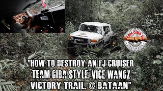 How to destroy an FJ CRUISER Team Giba Style! Vice Wangz victory trail @ Bataan. #TeamGibaPH