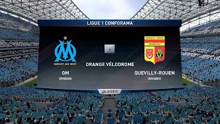 Марсель - Кевийи Руан 2 тур Чемпионата Франции по футболу Лига 1 сезон 21/22 FIFA 18 PS5