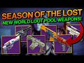 Destiny 2: NEW World Loot Pool Weapons in Season of the Lost/Season 15! - Names, Archetypes, etc.