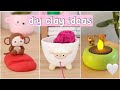 DIY Cozy Clay Ideas - Crochet Yarn Bowl, Phone Stand &amp; Candle Holder