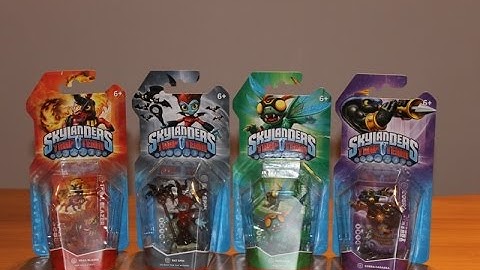 Unboxing skylanders trap team trail blazer, bat-spin, high five, cobra-cadabra