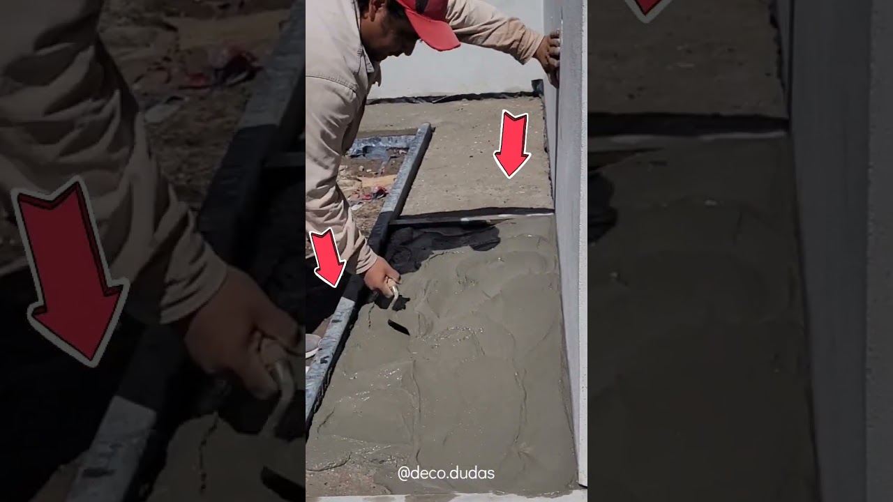 PISO ECONÓMICO: CEMENTO PEINADO. Base de Hormigón y terminación en cemento peinado