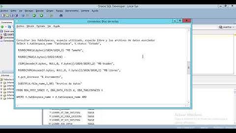 Bajar y subir una instancia de base de datos , ejecución de scripts en ORACLE