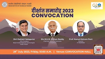 Annual Convocation 2023, IIT Roorkee