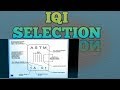 What is iqiiqi selectionh0w to select iqi for radiography testing