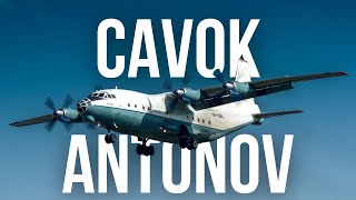 Cavok Air Antonov An12 landing