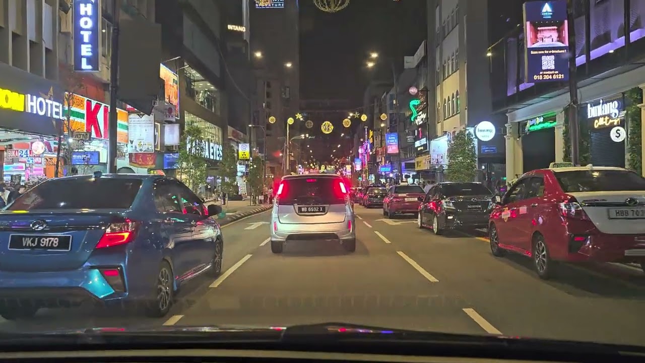 2024.08.07 Midnight Driving in KUALA LUMPUR - Bukit Bintang, KLCC, Jalan Sultan Ismail, Jalan Pinang
