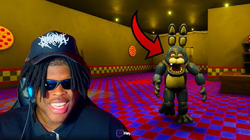 BONNIE IN THIS NEW FNAF DOOM ROBLOX GAME IS A MENACE.. [ROBLOX FOXY FROM FNAF DOOM]