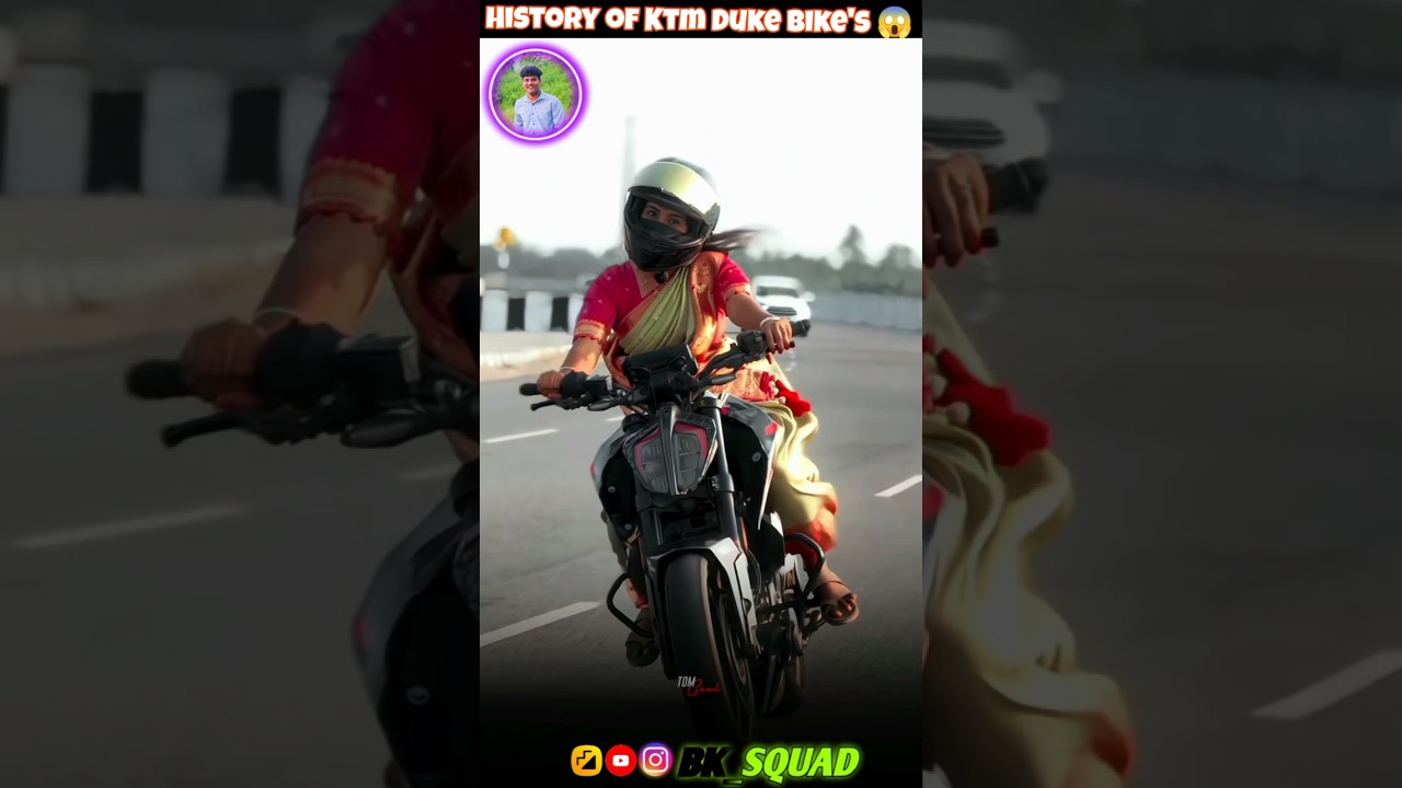 History of Ktm Duke Bike's 😱 #subscribe #ttf #ktm #duke #viral #history #shortvideo