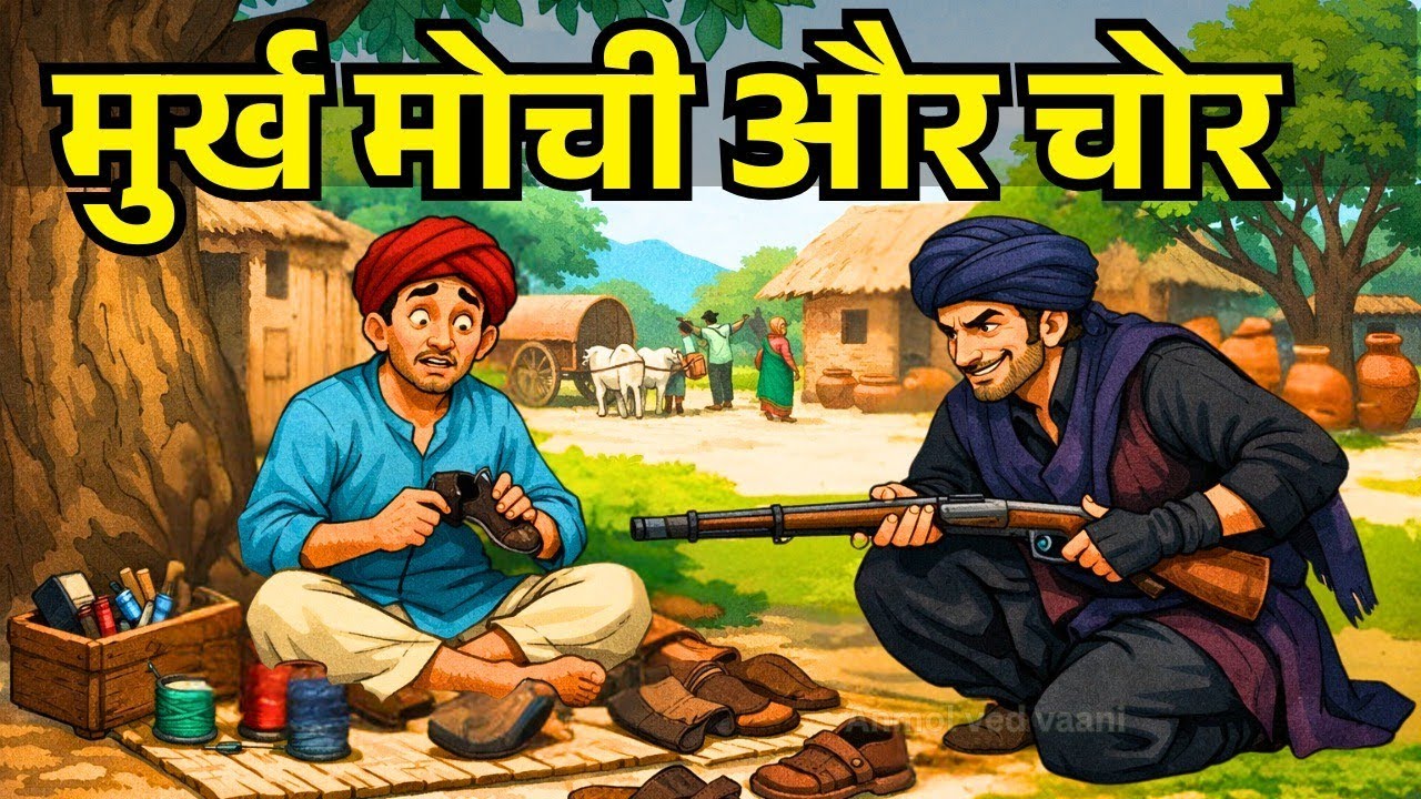मूर्ख मोची और चोर | धार्मिक कहानी | Gyanvardhak kahani | ज्ञानवर्धक | dharmik kahani