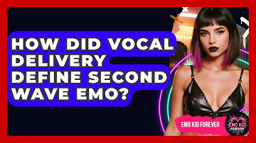 How Did Vocal Delivery Define Second Wave Emo? - Emo Kid Forever