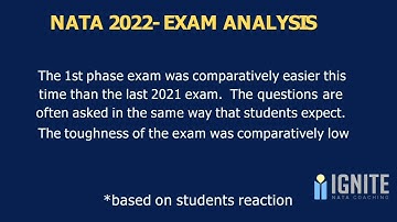 NATA 2022 PHASE 1 Morning Vs evening  Analysis (english) Question Paper of 1st Test (Memory Based )