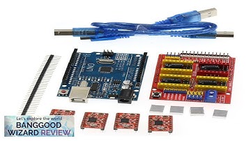 V3.0 Engraver CNC Shield+R3 Board+4pcs A4988/DRV8825 Driver Expansion Board for 3D Printer Review