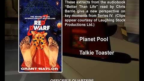 Red Dwarf - Series 4 - Better Than Life - Audio Book Clip - Talkie Toaster