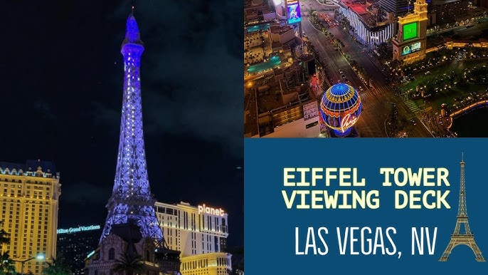 EIFFEL TOWER VIEWING DECK #lasvegas #parishotel #bellagiofountains #tour  #strip #paris #best 