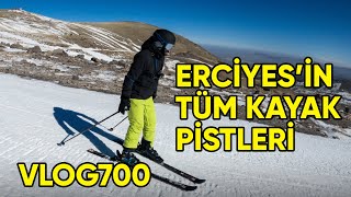 Erciyes'in tüm pistlerinde kaymak // VLOG 700