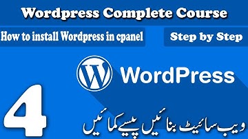 How to Install Wordpress in cpanel  2020