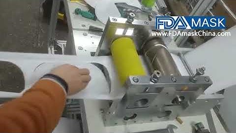 N95 KN95 3D mask forming slicing cutting making machine mask piece body making line