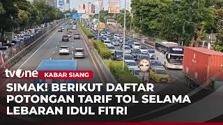 Lebaran 2026 Diskon Tarif Tol 30 Persen Kabar Siang