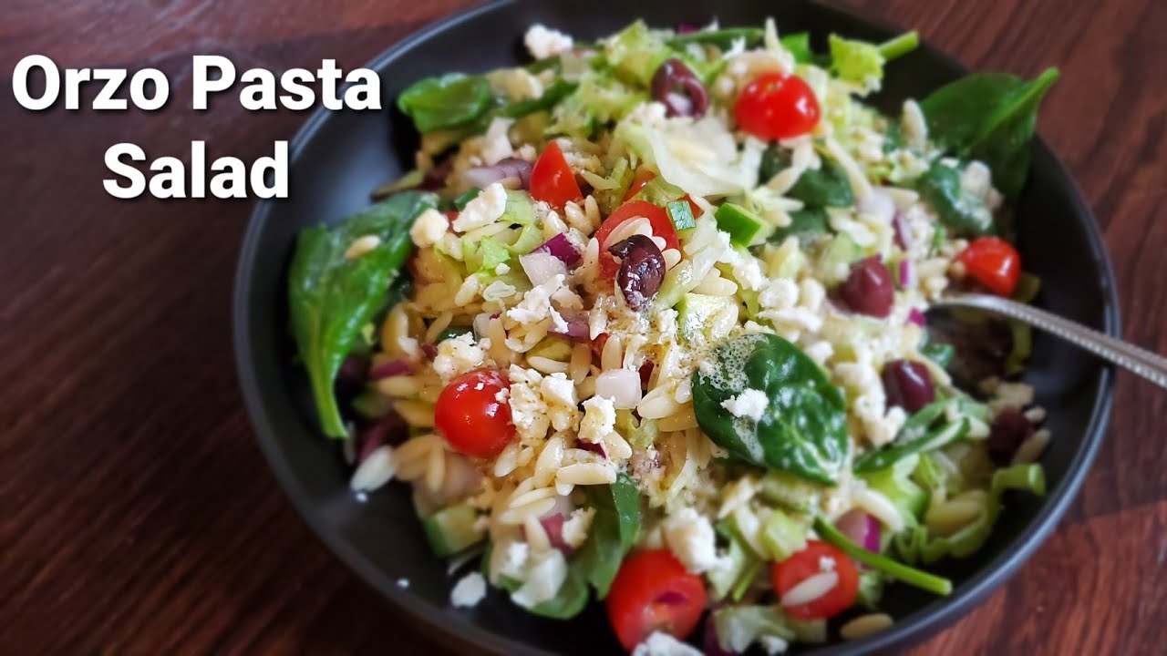 Orzo Pasta Salad | Orzo Salad | Orzo Salad Recipe | Mom's Special ...