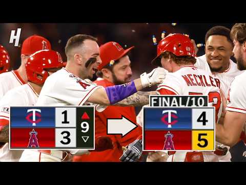 Angels WALK IT OFF in EXTRA INNINGS vs Twins 🔥