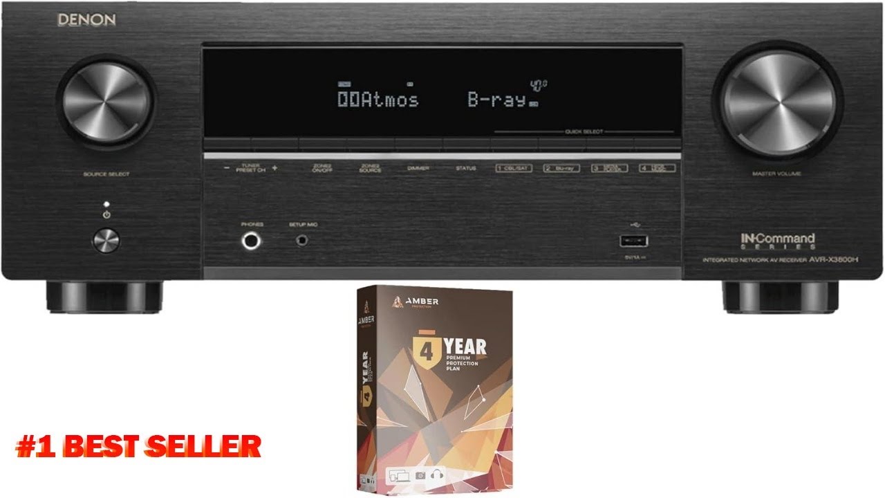 Denon AVRX3800H 9.4-канальный улучшенный AV-ресивер 8K IMAX с Dolby Atmos - B0DBJPX33B
