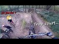 Cest trop court  chute invitable  vtt freeride