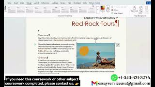 Shelly Cashman Word 365 | Module 11: SAM Project A