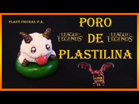 Como Hacer a Poro de Plastilina(League of Legends)/How to Make Poro with Clay