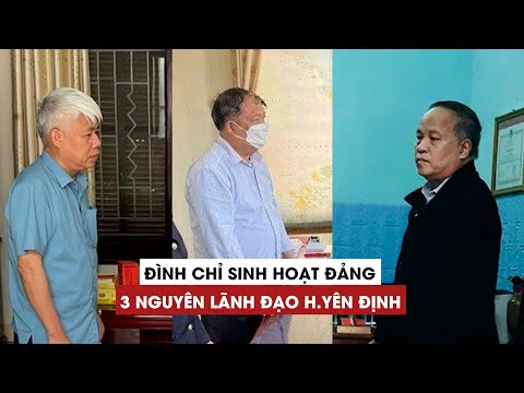 Video Thanh Hóa: Đình chỉ sinh hoạt Đảng 3 nguyên lãnh đạo... - youtube
