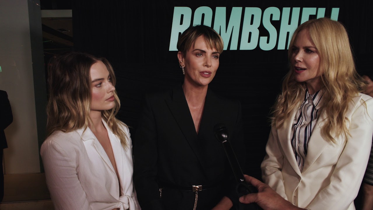 Bombshell Los Angeles Special Screening - Itw Margot Robbie, Charlize ...