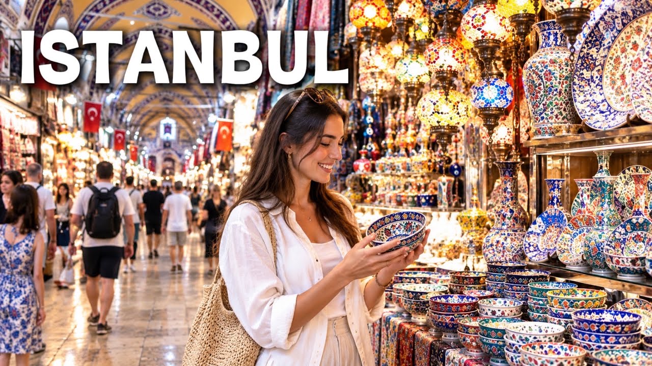 Istanbul Turkey 2026 4K Walking Tour | Grand Bazaar, Shopping, Crowds & Market Streets