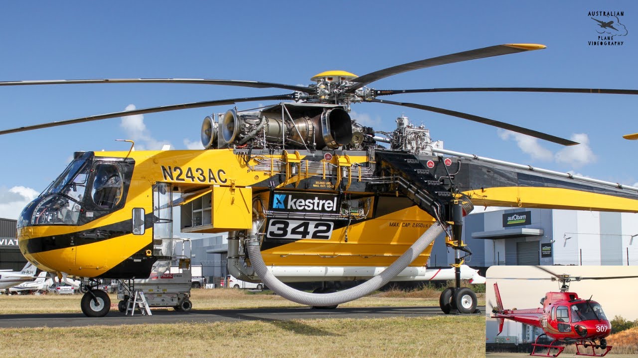 [4K] 8 Minutes of aerial Firefighting aircraft landing and taking off at Moorabbin Airport