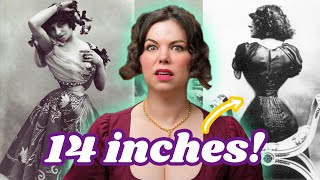Who was the Edwardian actress with the 14-inch corseted wasp-waist? 😲