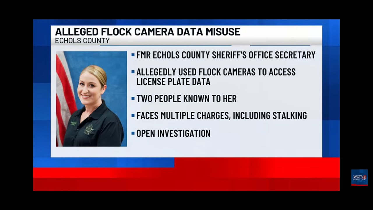 Secretary busted for stalking using Flock database at Sheriff's office ...