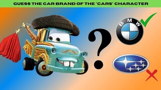 Guess The Brand Car by Cars Character - Car Quiz Challenge 2024 (PART - 17)