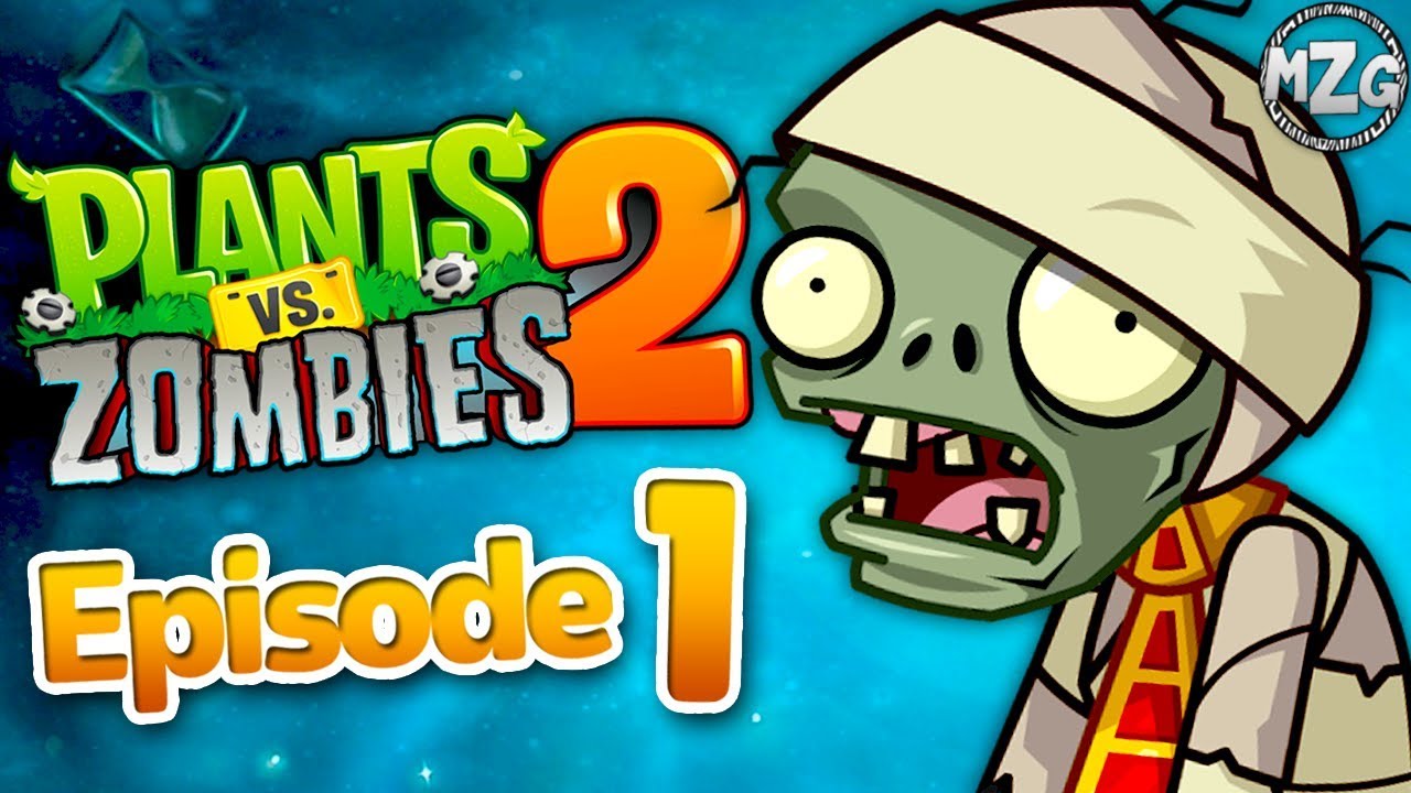 Plants vs. Zombies 2: It's About Time - Gameplay Walkthrough Part 1 -  Ancient Egypt (iOS) 