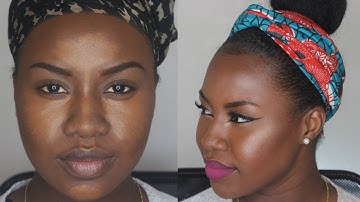 ∆ DRUGSTORE Foundation, Highlight & Contour + Color-Correcting (Dark Skin W.O.C) | Stella Boateng