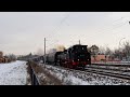Dampflok BR 86 mit BEF-Museumzug in Berlin Johannisthal