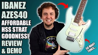 Ibanez AZES Essentials AZES40 | A great value HSS Strat with top tonal versatility | Review & Demo